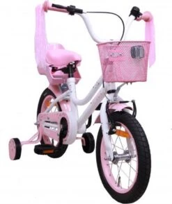 Amigo Magic Meisjesfiets - Kinderfiets 14 Inch - Wit -Optimaal Fietsenreeksen Winkel 1008x1200