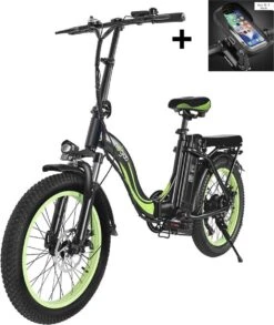 Merkloos Windgoo E20 Urban- Elektrische Fiets - E-bike - 20Inch - 12.5Ah - APP - Fat Tire - 7 Speed Shimano -Optimaal Fietsenreeksen Winkel 1010x1200