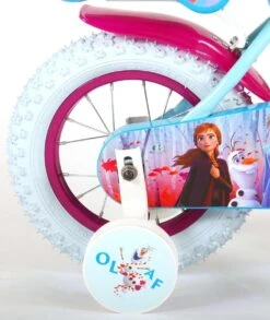 Volare Disney Frozen 2 Kinderfiets - Meisjes - 12 Inch - Blauw/Paars -Optimaal Fietsenreeksen Winkel 1013x1200