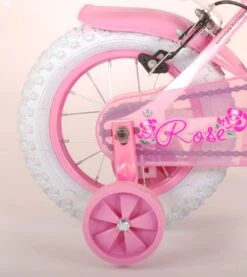 Volare Rose Kinderfiets - Meisjes - 12 Inch - Roze - 2 Handremmen -Optimaal Fietsenreeksen Winkel 1071x1200