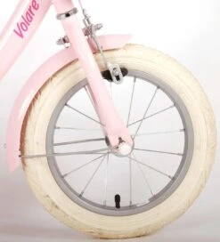 Volare Ashley Kinderfiets - Meisjes - 14 Inch - Roze - 95% Afgemonteerd -Optimaal Fietsenreeksen Winkel 1091x1200