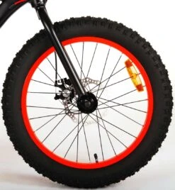 Volare Gradient Kinderfiets – Jongens – 20 Inch – Zwart Oranje Rood – 6 Speed – Prime Collection -Optimaal Fietsenreeksen Winkel 1108x1200