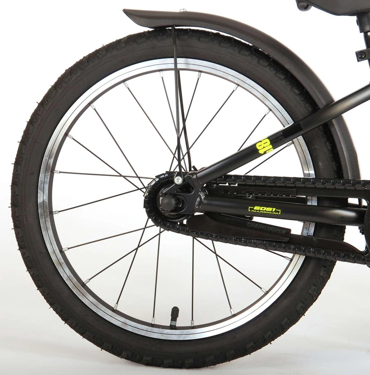 Volare Blaster Kinderfiets - Jongens - 18 Inch - Zwart Geel Groen - Prime Collection 17 Volare Blaster Kinderfiets - Jongens - 18 Inch - Zwart Geel Groen - Prime Collection - Afbeelding 15