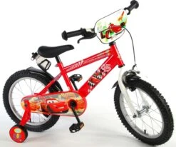Volare Disney Cars Kinderfiets - Jongens - 16 Inch - Rood -Optimaal Fietsenreeksen Winkel 1200x1003