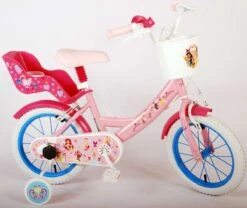 Volare Disney Princess Kinderfiets - Meisjes - 14 Inch - Roze - Twee Handremmen -Optimaal Fietsenreeksen Winkel 1200x1010