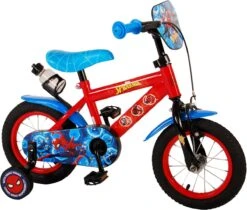 Volare Spider-Man Kinderfiets - Jongens - 12 Inch - Blauw/Rood -Optimaal Fietsenreeksen Winkel 1200x1019 1