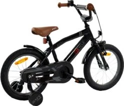 2Cycle BMX-Fun Kinderfiets - 16 Inch - Zwart - Jongensfiets -Optimaal Fietsenreeksen Winkel 1200x1024 7