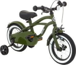 Nogan Harley - Kinderfiets - Jongensfiets - 12 Inch - Leger Groen -Optimaal Fietsenreeksen Winkel 1200x1029 2