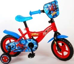 Marvel Spider-Man Kinderfiets - Jongens - 10 Inch - Rood/Blauw - Doortrapper -Optimaal Fietsenreeksen Winkel 1200x1029