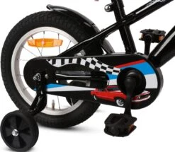 SJOEF Race Jongensfiets 14 Inch - Zwart -Optimaal Fietsenreeksen Winkel 1200x1045