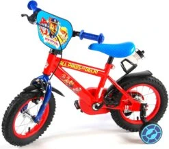 Volare Paw Patrol Kinderfiets - Jongens - 12 Inch - Rood/Blauw -Optimaal Fietsenreeksen Winkel 1200x1057 1