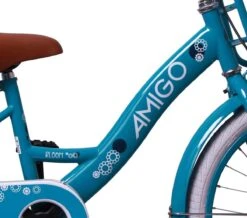 Amigo Bloom Meisjesfiets - Kinderfiets 20 Inch - Turquoise -Optimaal Fietsenreeksen Winkel 1200x1057 2