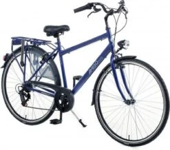 Amigo Moves - Stadsfiets 28 Inch - Herenfiets Met 6 Versnellingen - Matblauw -Optimaal Fietsenreeksen Winkel 1200x1061