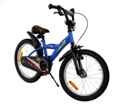 2Cycle Biker Kinderfiets - 18 Inch - Blauw - Jongensfiets -Optimaal Fietsenreeksen Winkel 1200x1065 1