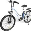 Hitway Elektrische Fiets | E-bike Damesfiets | 26 Inch | 250W Motor | Wit -Optimaal Fietsenreeksen Winkel 1200x1065