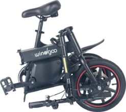 Windgoo B20 V2 - Smart E Bike - APP IOS Android - Elektrische Vouwfiets Zonder Gashandel - 250W - 14 Inch - 25 KM/H - Zwart -Optimaal Fietsenreeksen Winkel 1200x1071