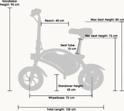 Windgoo - B3 Elektrische Long-Range E-Bike Met Trappers - E-bike - 25Km / H - Wit -Optimaal Fietsenreeksen Winkel 1200x1072 1