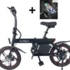 Merkloos Windgoo B20 PRO - E Bike - Elektrische Fiets - 16 Inch - 250W - 7.8Ah Batterij - Max. 25km/u - Zwart - Incl. GSM Houder -Optimaal Fietsenreeksen Winkel 1200x1086