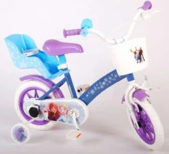 Volare Disney Frozen Kinderfiets - Meiden - 12 Inch - Blauw Paars - Doortrapsysteem -Optimaal Fietsenreeksen Winkel 1200x1093
