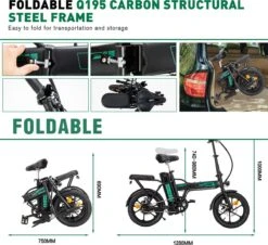 HITWAY Elektrische Fiets Met 36V 7.5Ah Verwijderbare Batterij, Bereik Tot 75 Km Lange Afstand Elektrische Fiets 16 Inch, 250W Achtermotor E-Citybike Holland Bike 15 HITWAY Elektrische Fiets Met 36V 7.5Ah Verwijderbare Batterij, Bereik Tot 75 Km Lange Afstand Elektrische Fiets 16 Inch, 250W Achtermotor E-Citybike Holland Bike -Optimaal Fietsenreeksen Winkel 1200x1098