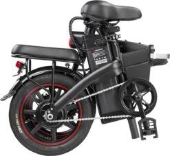 F-Wheel DYU A5 - Elektrische Vouwfiets - E Bike - 14 Inch - 7.5 Ah - 25km/u - Zwart -Optimaal Fietsenreeksen Winkel 1200x1102