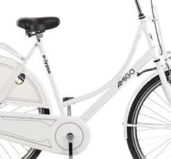 Amigo Eclypse Transportfiets 28 Inch - Omafiets Met Voordrager - Wit -Optimaal Fietsenreeksen Winkel 1200x1117 2