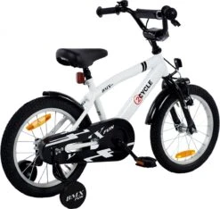 2Cycle BMX-Fun Kinderfiets - 16 Inch - Wit - Jongensfiets -Optimaal Fietsenreeksen Winkel 1200x1135