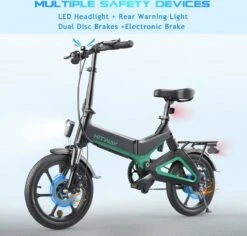 Merkloos Hitway 14F005 Elektrische Fiets E-bike | Opvouwbaar | 250W Motor | 7.5Ah | 16" | Zwart / Groen 26 Merkloos Hitway 14F005 Elektrische Fiets E-bike | Opvouwbaar | 250W Motor | 7.5Ah | 16" | Zwart / Groen -Optimaal Fietsenreeksen Winkel 1200x1148 1