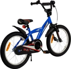 2Cycle Biker Kinderfiets - 18 Inch - Blauw - Jongensfiets -Optimaal Fietsenreeksen Winkel 1200x1159