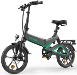 Merkloos Hitway 14F005 Elektrische Fiets E-bike | Opvouwbaar | 250W Motor | 7.5Ah | 16" | Zwart / Groen 16 Merkloos Hitway 14F005 Elektrische Fiets E-bike | Opvouwbaar | 250W Motor | 7.5Ah | 16" | Zwart / Groen -Optimaal Fietsenreeksen Winkel 1200x1161 1