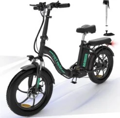 HITWAY E-bike Elektrische Fiets 20" Vouwfiets Met Dikke Banden, 250W/36V/11,2Ah Accu, 35-90 Km, Offroad-mountainbike Met Shimano 7 Versnellingen, CityBike Voor Heren En Dames -Optimaal Fietsenreeksen Winkel 1200x1178 1