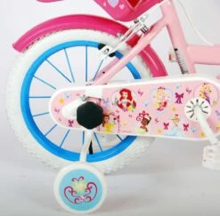 Volare Disney Princess Kinderfiets - Meisjes - 14 Inch - Roze - Twee Handremmen -Optimaal Fietsenreeksen Winkel 1200x1179 4