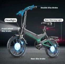 HITWAY Elektrische Fiets - Opvouwbare E-bike - 16 Inch-250W-2023 Model -Optimaal Fietsenreeksen Winkel 1200x1192 1