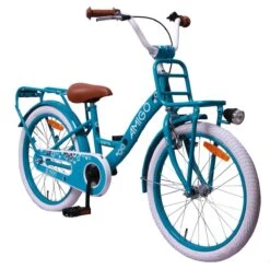 Amigo Bloom Meisjesfiets - Kinderfiets 20 Inch - Turquoise -Optimaal Fietsenreeksen Winkel 1200x1197