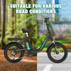 HITWAY E-Bike Elektrische Fiets 20 Inch Fat Tire E-Bicycle Vouwfiets, 250 W/36 V/11,2 Ah Accu, Max. Bereik Tot 35-90 Km, Offroad-mountainbike Met Shimano 7-versnellingen, City EBike Met Slot 12 HITWAY E-Bike Elektrische Fiets 20 Inch Fat Tire E-Bicycle Vouwfiets, 250 W/36 V/11,2 Ah Accu, Max. Bereik Tot 35-90 Km, Offroad-mountainbike Met Shimano 7-versnellingen, City EBike Met Slot -Optimaal Fietsenreeksen Winkel 1200x1200 1