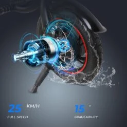 Merkloos Windgoo - B3 Pro V2 - Elektrische Long-Range E-Bike Met Trappers - E-bike - 25Km / H - Zwart -Optimaal Fietsenreeksen Winkel 1200x1200 106