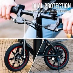 Windgoo B20 V3 - Elektrische Vouwfiets - E Bike - 250W 7.8Ah Batterij - APP IOS Android - 14 Inch - 25 KM/H - Zwart -Optimaal Fietsenreeksen Winkel 1200x1200 124