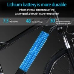 Elektrische Fiets Off-Road | E-Fietsen | Electric Mountain Bike | E-bike | 250W Motor | 26 Inch | Zwart BK7 -Optimaal Fietsenreeksen Winkel 1200x1200 24