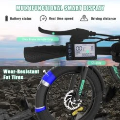 HITWAY E-Bike Elektrische Fiets 20 Inch Fat Tire E-Bicycle Vouwfiets, 250 W/36 V/11,2 Ah Accu, Max. Bereik Tot 35-90 Km, Offroad-mountainbike Met Shimano 7-versnellingen, City EBike Met Slot 11 HITWAY E-Bike Elektrische Fiets 20 Inch Fat Tire E-Bicycle Vouwfiets, 250 W/36 V/11,2 Ah Accu, Max. Bereik Tot 35-90 Km, Offroad-mountainbike Met Shimano 7-versnellingen, City EBike Met Slot -Optimaal Fietsenreeksen Winkel 1200x1200