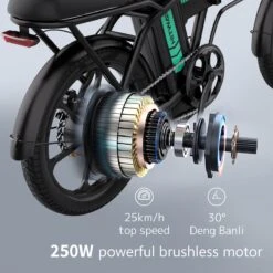 Hitway BK5 - Elektrische Fiets - E-Bike Opvouwbaar - 8,4Ah Accu- 2023 Model -Optimaal Fietsenreeksen Winkel 1200x1200 78