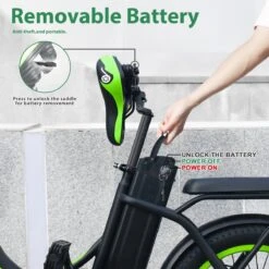 Merkloos Windgoo E20 Urban- Elektrische Fiets - E-bike - 20Inch - 12.5Ah - APP - Fat Tire - 7 Speed Shimano -Optimaal Fietsenreeksen Winkel 1200x1200 89