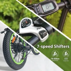 Merkloos Windgoo E20 Urban- Elektrische Fiets - E-bike - 20Inch - 12.5Ah - APP - Fat Tire - 7 Speed Shimano -Optimaal Fietsenreeksen Winkel 1200x1200 91