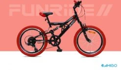 Amigo Fun Ride - Mountainbike 20 Inch - Voor Jongens En Meisjes - Met 7 Versnellingen - Zwart/Rood 16 Amigo Fun Ride - Mountainbike 20 Inch - Voor Jongens En Meisjes - Met 7 Versnellingen - Zwart/Rood -Optimaal Fietsenreeksen Winkel 1200x697 2