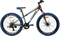 Supersuper Kiyoko Kinder Mountainbike - 7 Versnellingen - 24 Inch - Jongens - Zwart/Blauw -Optimaal Fietsenreeksen Winkel 1200x716 2