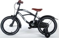 Volare Black Cruiser Kinderfiets - Jongens - 16 Inch - Zwart - 2 Handremmen -Optimaal Fietsenreeksen Winkel 1200x768