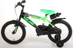 Volare Sportivo Kinderfiets - Jongens - 16 Inch - Neon Groen Zwart - 95% Afgemonteerd -Optimaal Fietsenreeksen Winkel 1200x788