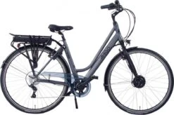 Amigo E-Vibe D1 - Elektrische Stadsfiets Voor Dames - Met 7 Versnellingen - Matgrijs -Optimaal Fietsenreeksen Winkel 1200x795