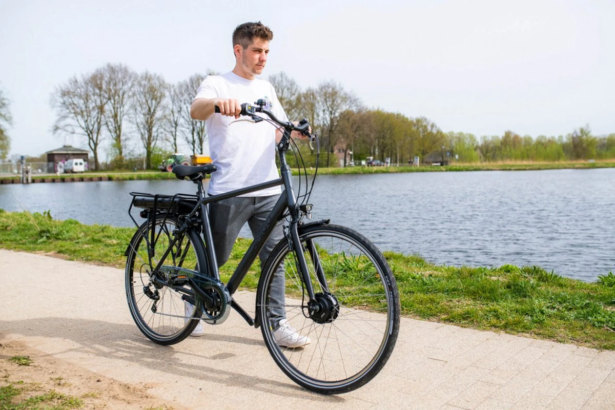 Amigo E-Vibe D1 - Elektrische Stadsfiets Voor Heren - Met 7 Versnellingen - Matgrijs 8 Amigo E-Vibe D1 - Elektrische Stadsfiets Voor Heren - Met 7 Versnellingen - Matgrijs - Afbeelding 6
