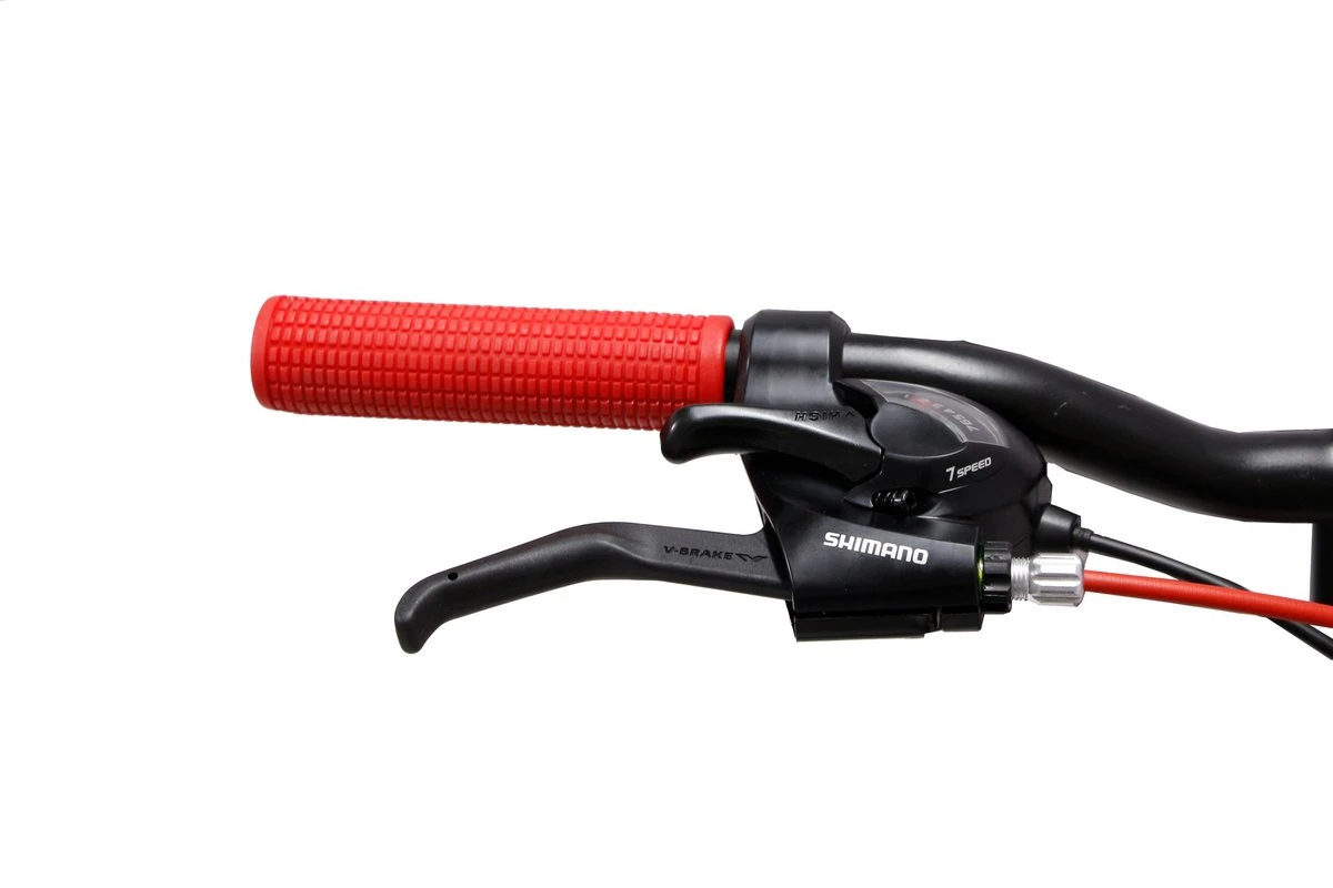 Amigo Fun Ride - Mountainbike 20 Inch - Voor Jongens En Meisjes - Met 7 Versnellingen - Zwart/Rood 8 Amigo Fun Ride - Mountainbike 20 Inch - Voor Jongens En Meisjes - Met 7 Versnellingen - Zwart/Rood - Afbeelding 6