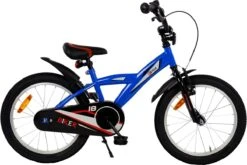2Cycle Biker Kinderfiets - 18 Inch - Blauw - Jongensfiets -Optimaal Fietsenreeksen Winkel 1200x801 2